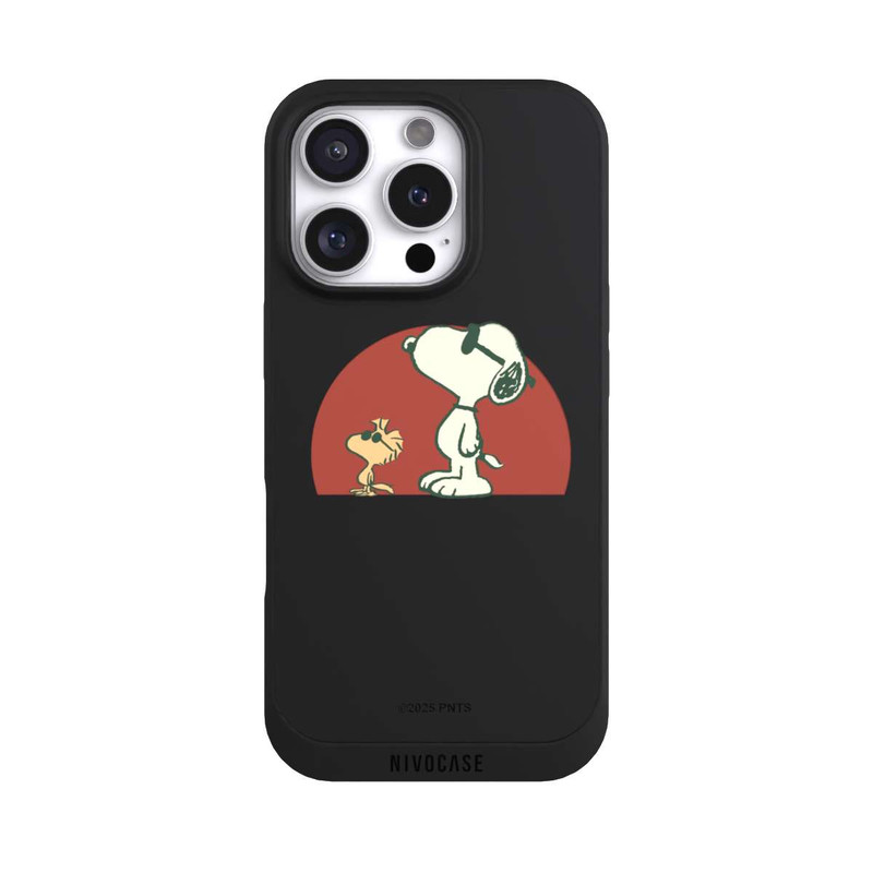 iPhone 16 Pro NIVOpure Snoopy Woodstock Far Out transparent