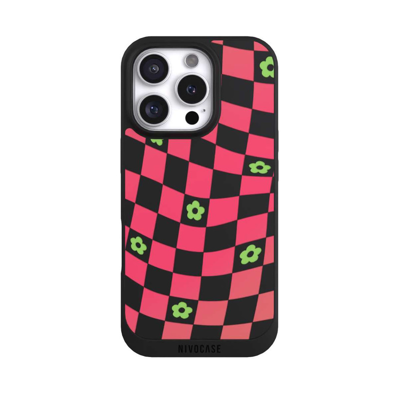iPhone 16 Pro NIVOpure Gänseblümchen Kariert