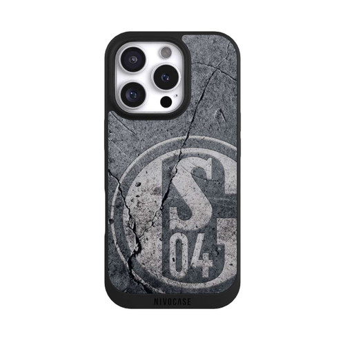 Apple iPhone 16 Pro NIVOpure Schalke 04 Beton Look