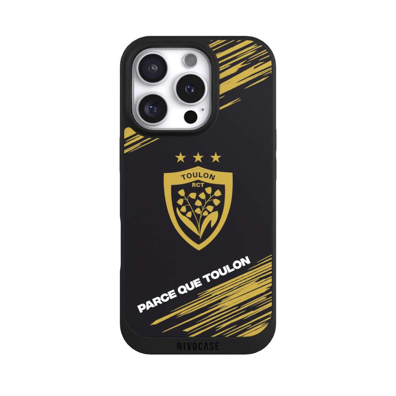 iPhone 16 Pro NIVOpure RCT Logo Monochrome Doré