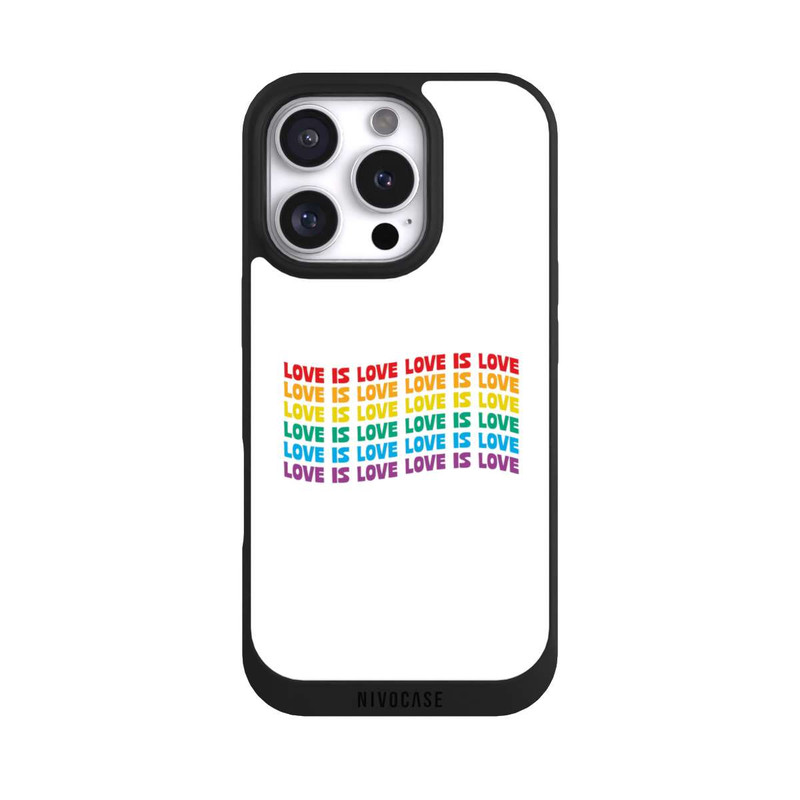 iPhone 16 Pro NIVOpure Love is Love Flag