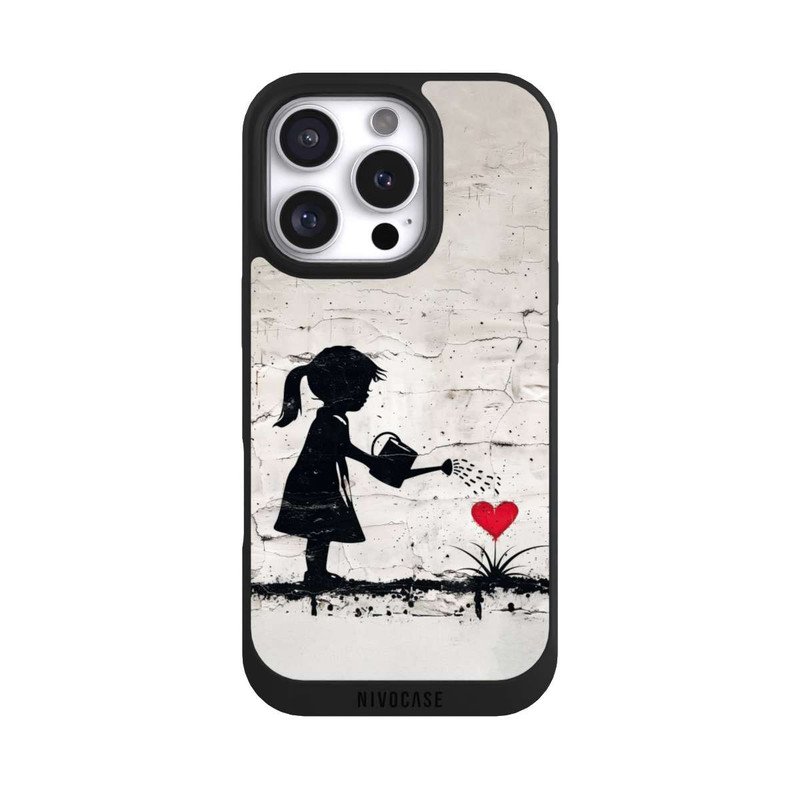 iPhone 16 Pro NIVOpure Girl Watering Bunch of Flowers 