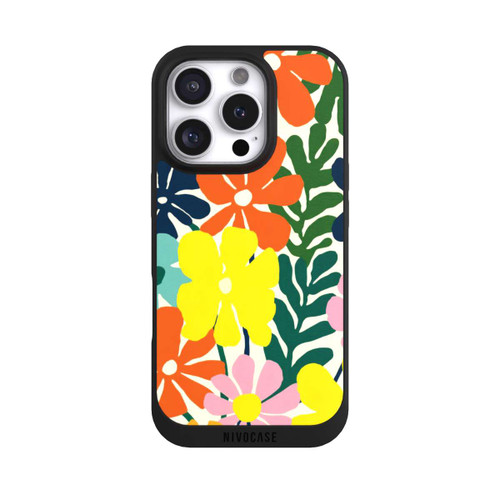 Apple iPhone 16 Pro NIVOpure Flowers Colorful Illustration