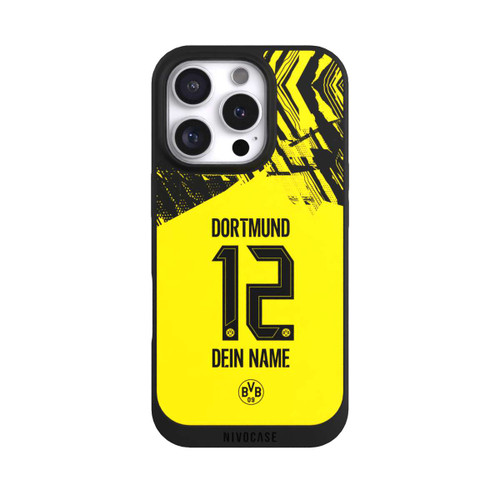 Apple iPhone 16 Pro NIVOpure BVB Trikot Personalisierbar 25-26
