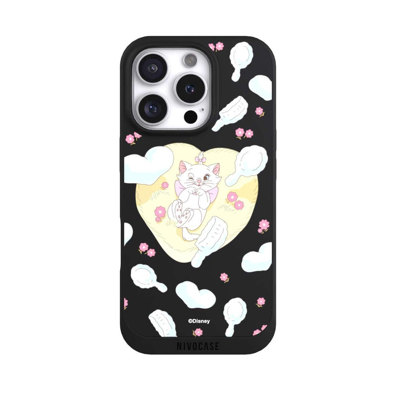 iPhone 16 Pro NIVOpure Aristocats Marie Hearts Yellow Transparent