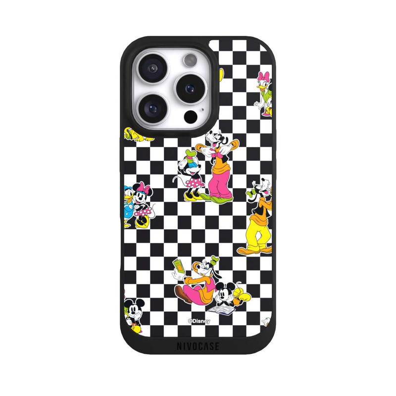 iPhone 16 Pro NIVOpure Donald and Friends Pattern Black and White