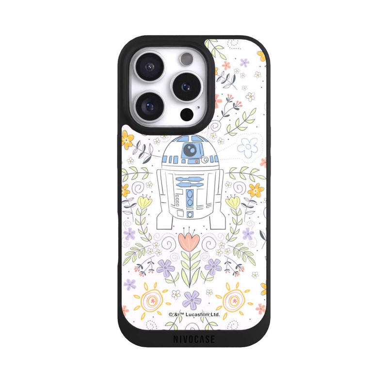 iPhone 16 Pro NIVOpure R2D2 Blumen Muster