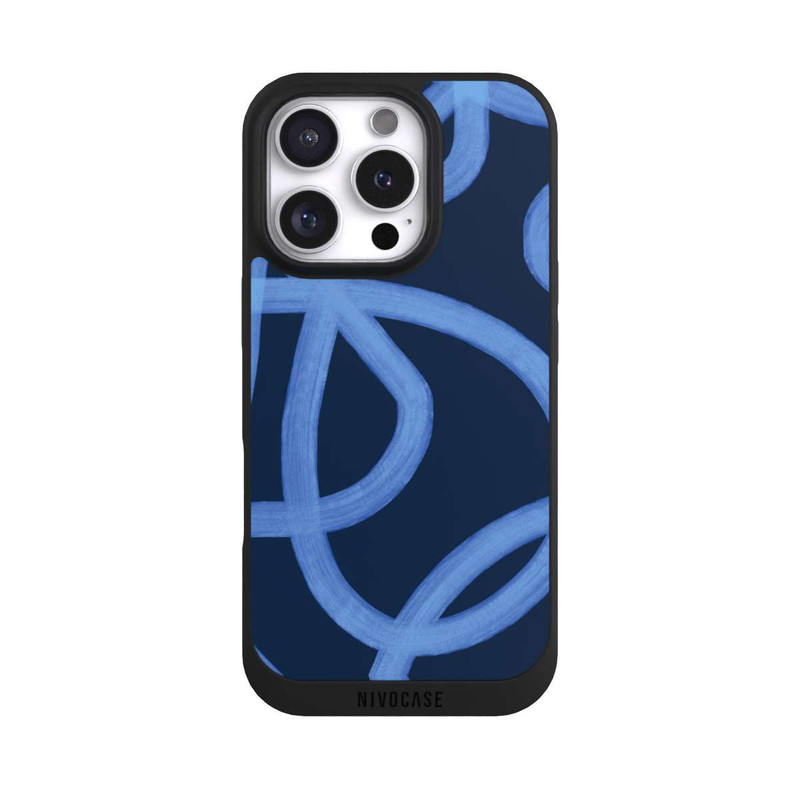 iPhone 16 Pro NIVOpure Laced Up Tones of Blue