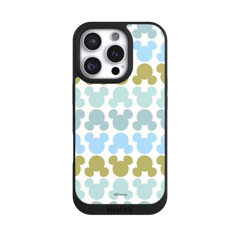 iPhone 16 Pro NIVOpure Disney Mickey Icon Pattern Green and Blue