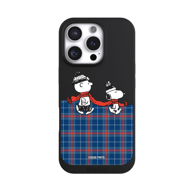 iPhone 16 Pro NIVOpure Peanuts Weihnachtspulli Transparent