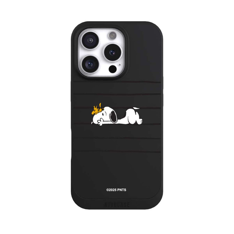 iPhone 16 Pro NIVOpure Snoopy Woodstock Stripes Peanuts Transparent