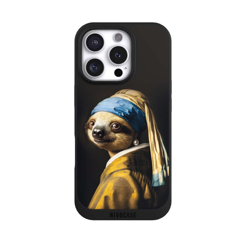 iPhone 16 Pro NIVOpure Sloth with a Pearl Earring