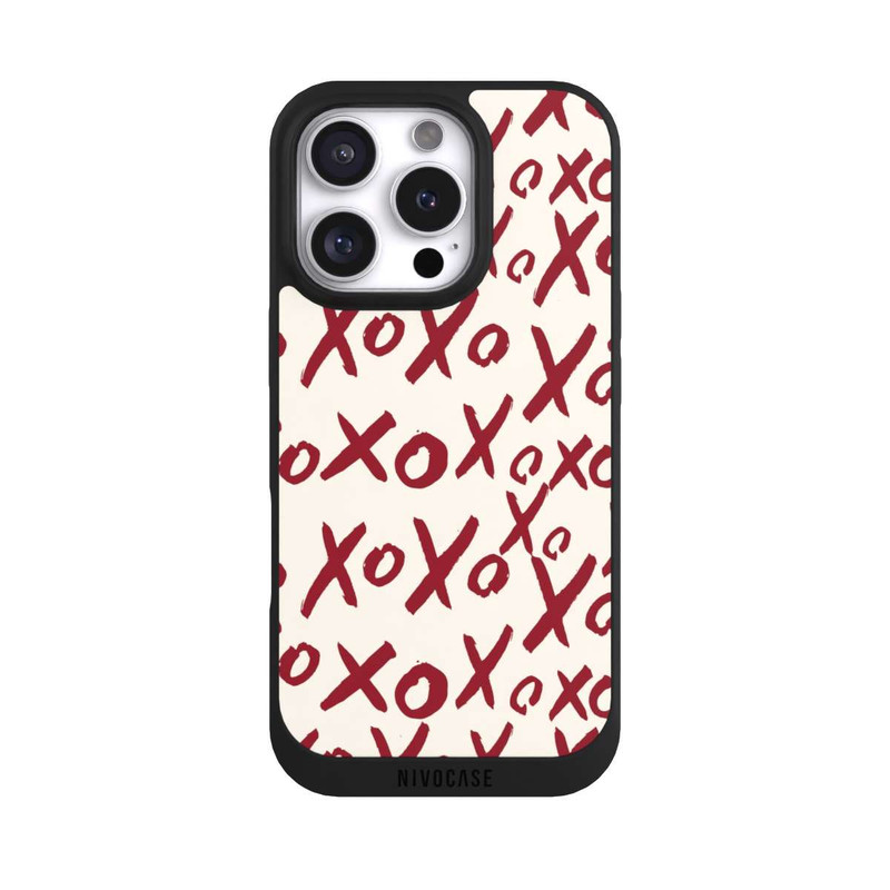 iPhone 16 Pro NIVOpure XOXO Liebe Muster