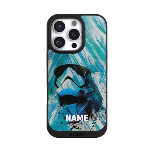Apple iPhone 16 Pro NIVOpure Stormtrooper Watercolor Personalisierbar