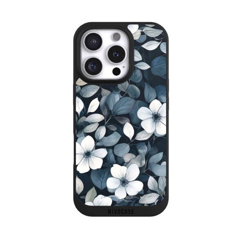 Apple iPhone 16 Pro NIVOpure Blaue Negativblumen mit KI