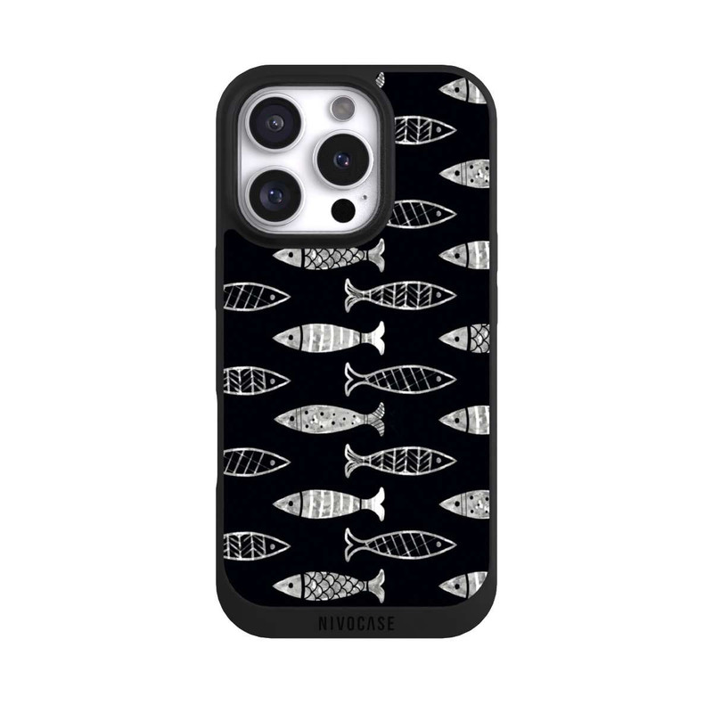 iPhone 16 Pro NIVOpure Black Fishy Theme