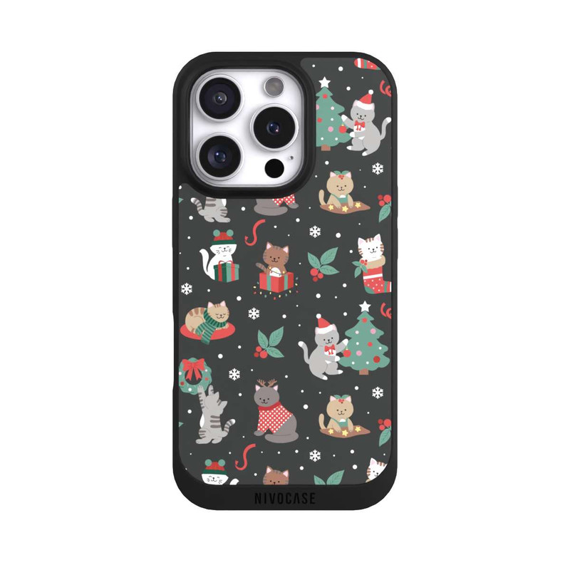 iPhone 16 Pro NIVOpure Weihnachtliche Kätzchen