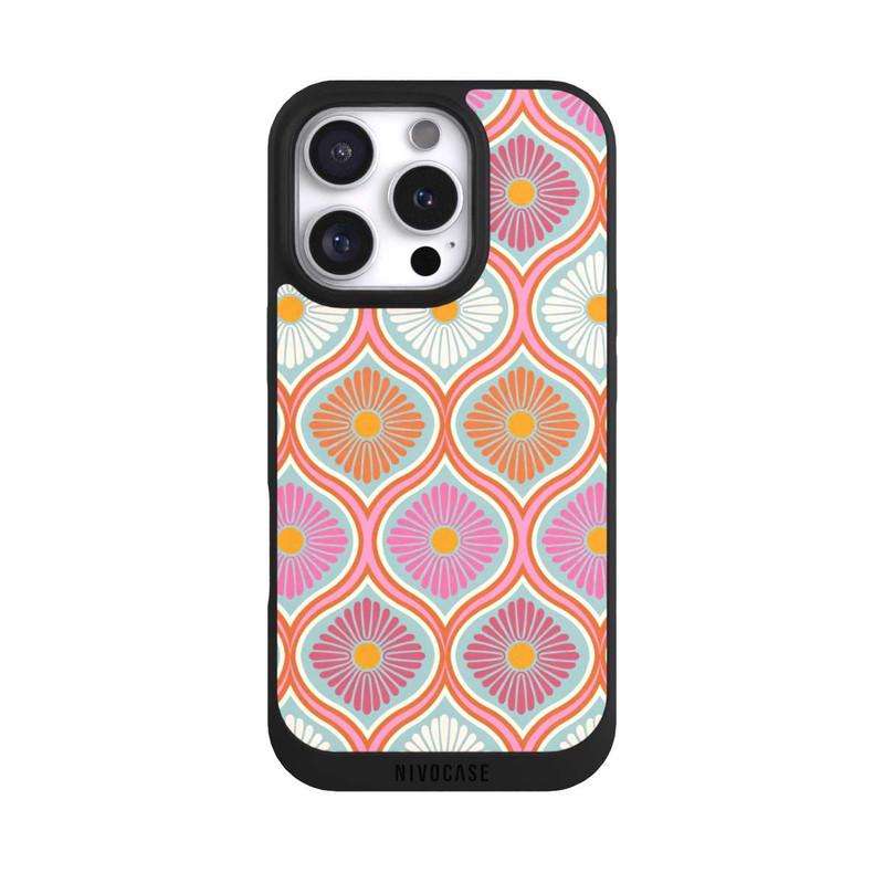 iPhone 16 Pro NIVOpure Groovy 70s Retro Mod Flower Power