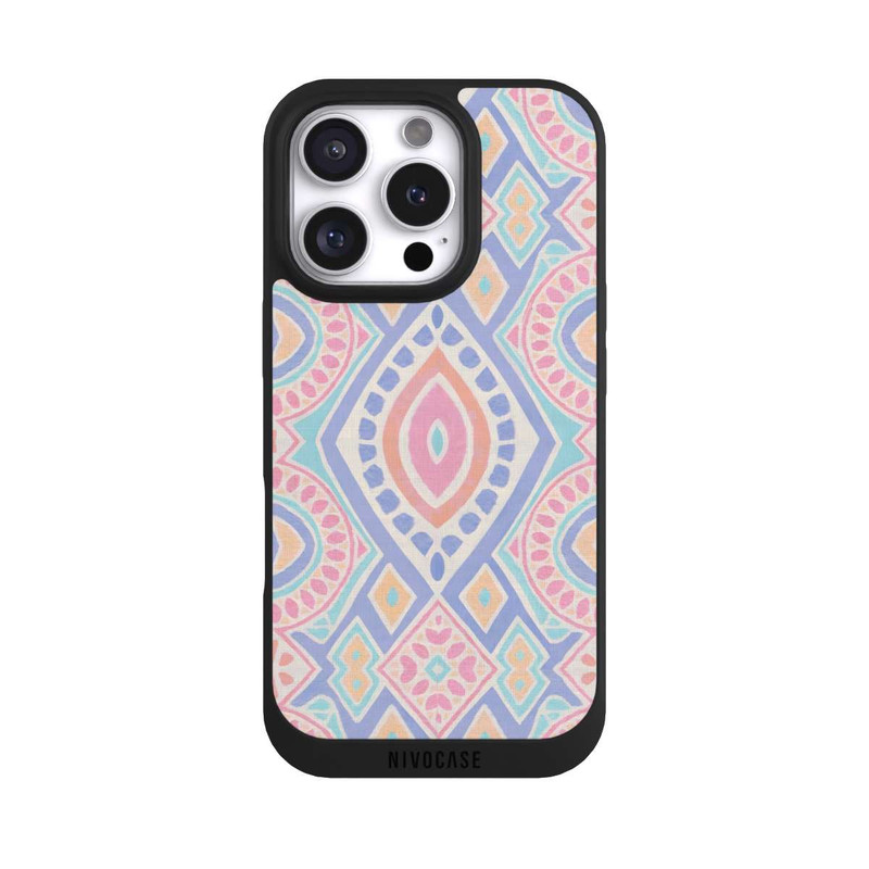 iPhone 16 Pro NIVOpure Boho Geometric Mosaic Intricate Tribal Design