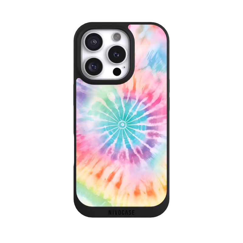 iPhone 16 Pro NIVOpure Rainbow Color Tie Dye 