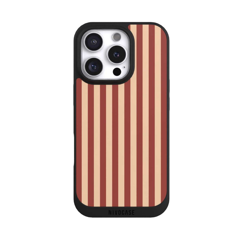 iPhone 16 Pro NIVOpure Streifen Tan