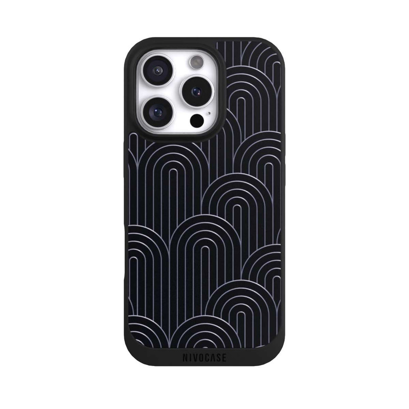 iPhone 16 Pro NIVOpure Art Deco Silber