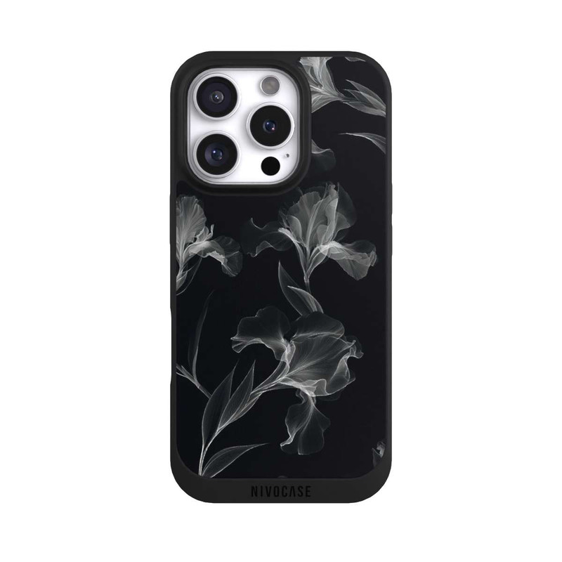 iPhone 16 Pro NIVOpure Black and White Photocopy x Ray of Flowers