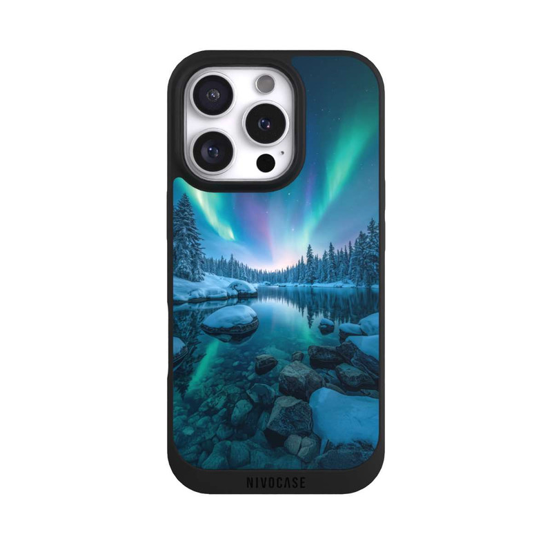 iPhone 16 Pro NIVOpure Nordlichter Glühen mit KI