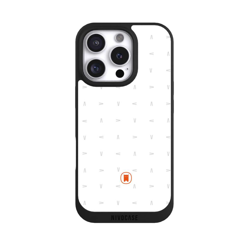 iPhone 16 Pro NIVOpure Nivocase Pattern White Grey