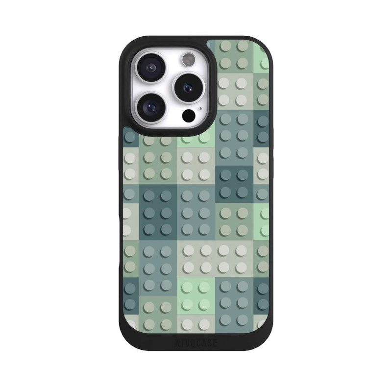 iPhone 16 Pro NIVOpure Modèle de blocs verts