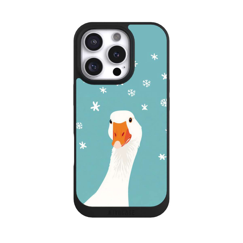 iPhone 16 Pro NIVOpure Funny Goose Stars Blue with AI