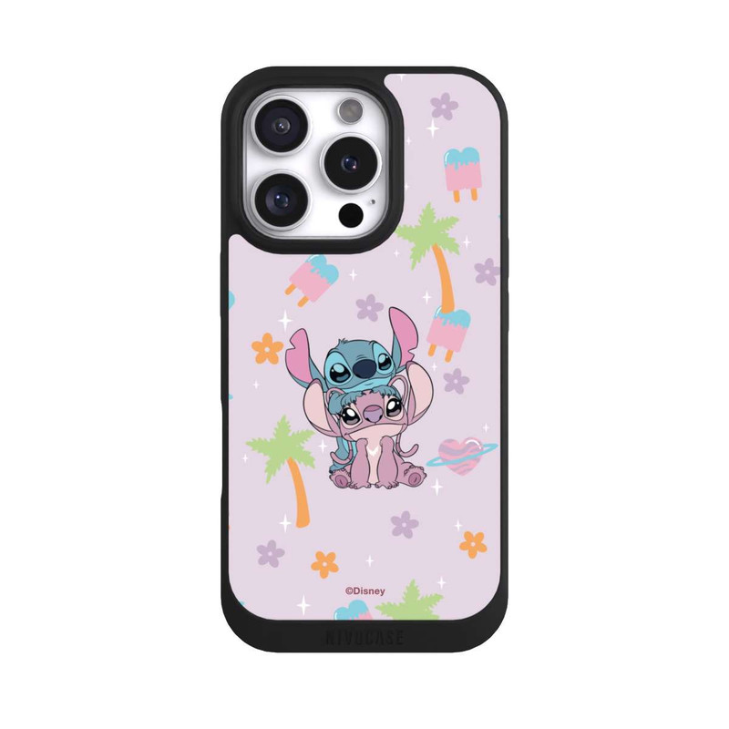 iPhone 16 Pro NIVOpure Stitch and Angel Cute Couple