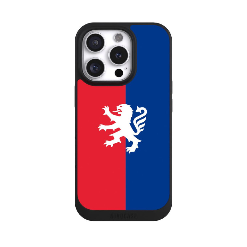 iPhone 16 Pro NIVOpure OL Lion rouge et bleu
