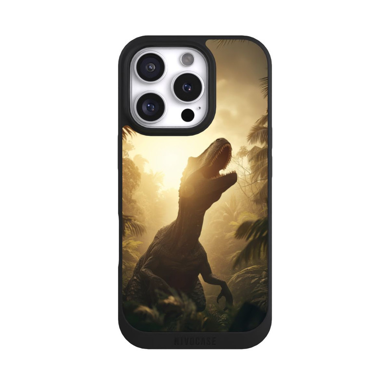iPhone 16 Pro NIVOpure Dinosaur in the jungle with AI