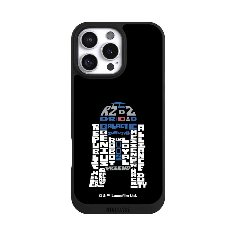 iPhone 16 Pro Max NIVOpure R2-D2 Typo Grafisch