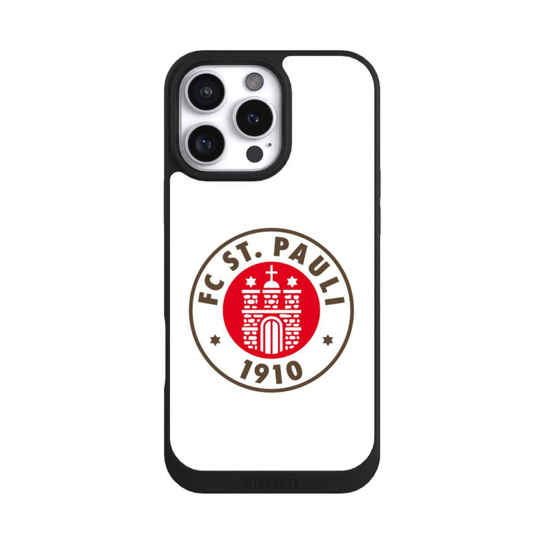 iPhone 16 Pro Max NIVOpure FC St.Pauli Logo Weiss
