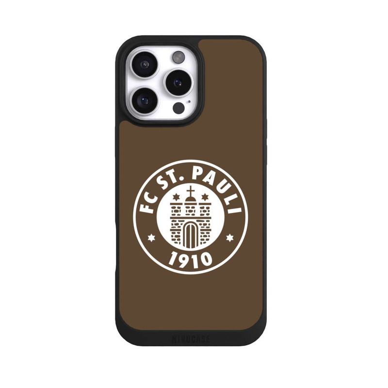 iPhone 16 Pro Max NIVOpure FC St.Pauli Logo Braun