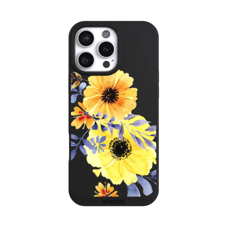 iPhone 16 Pro Max NIVOpure Fleurs Suédoises Jaunes