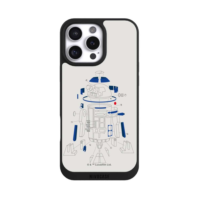 iPhone 16 Pro Max NIVOpure R2D2 Explosionszeichung - StarWars 8