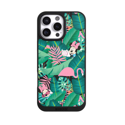 Apple iPhone 16 Pro Max NIVOpure Minnie Summer Palmblätter ohne Hintergrund