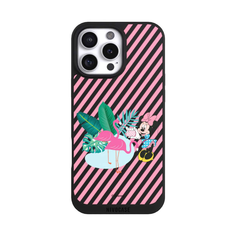 iPhone 16 Pro Max NIVOpure Minnie Flamingo Transparent