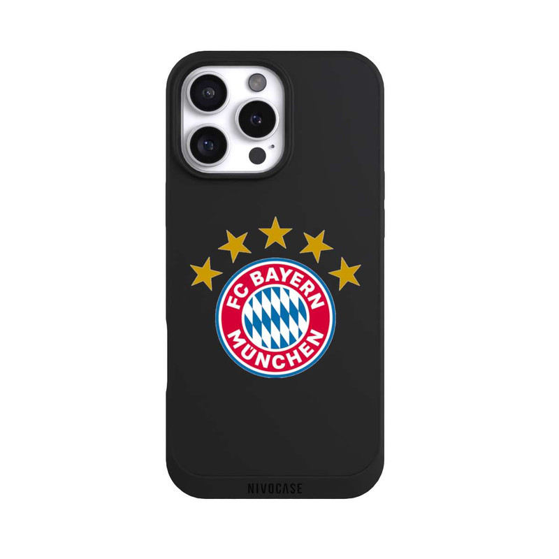 iPhone 16 Pro Max NIVOpure FCB Logo mit Sterne - ohne Hintergrund