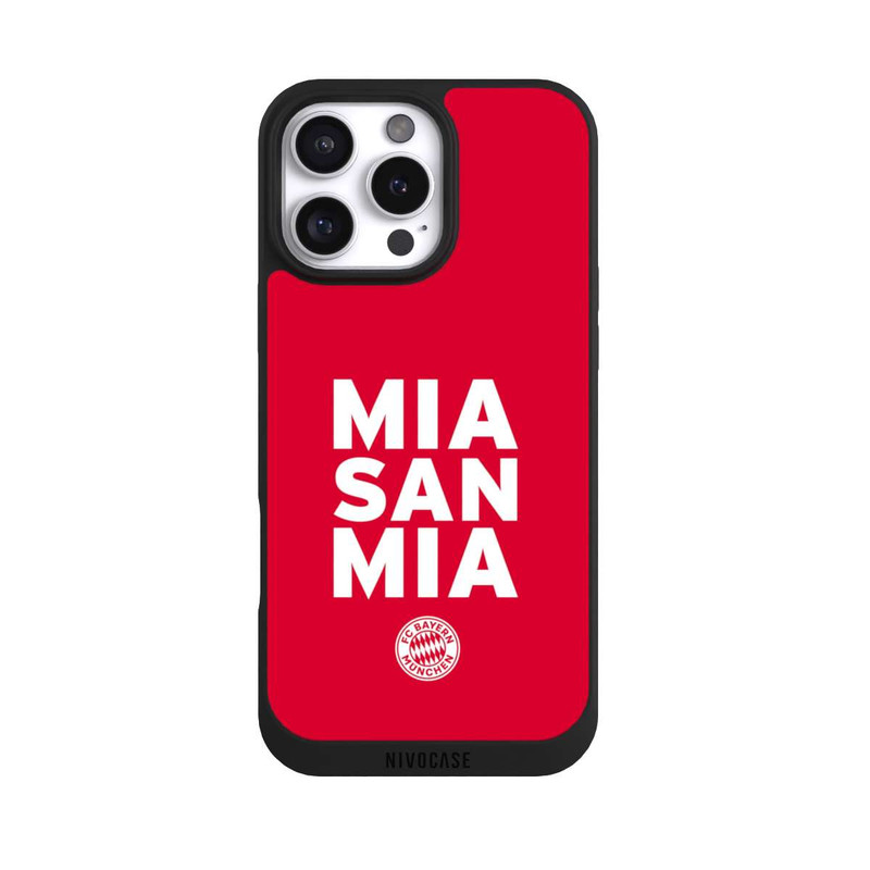 iPhone 16 Pro Max NIVOpure Mia San Mia FCB red