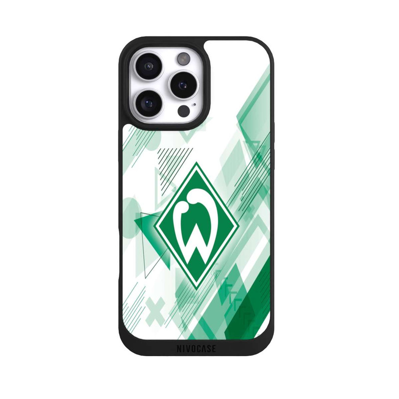 iPhone 16 Pro Max NIVOpure Weiße Grafikelemente - Werder Bremen