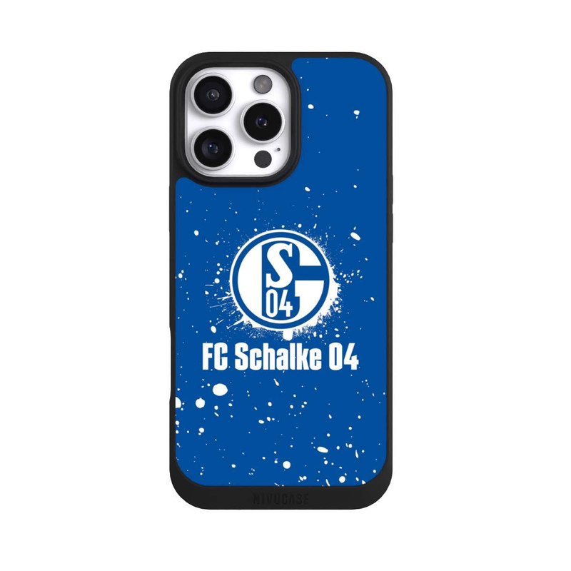 iPhone 16 Pro Max NIVOpure Schalke 04 - Spraylogo