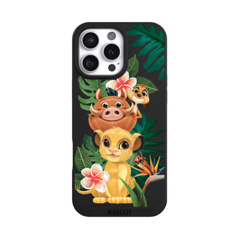 Apple iPhone 16 Pro Max NIVOpure Simba, Timon, Pumba transparent