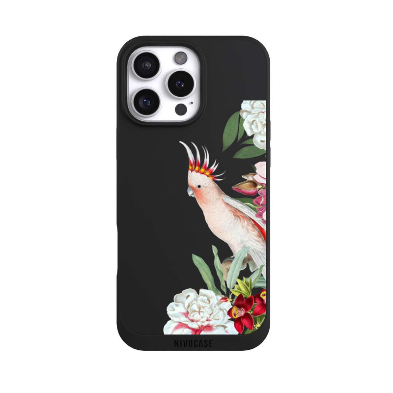 iPhone 16 Pro Max NIVOpure Fleurs de perroquet
