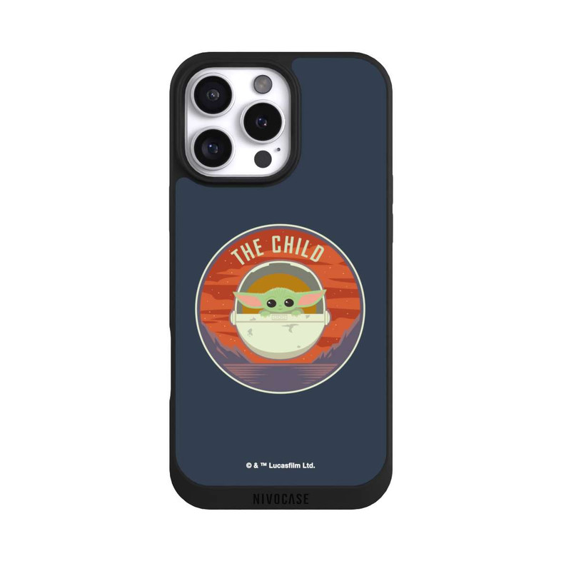iPhone 16 Pro Max NIVOpure The Child Abzeichen Blau