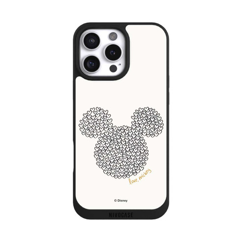 Apple iPhone 16 Pro Max NIVOpure Mickey Black and White
