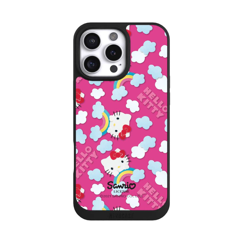 iPhone 16 Pro Max NIVOpure Hello Kitty Regenbogenmuster